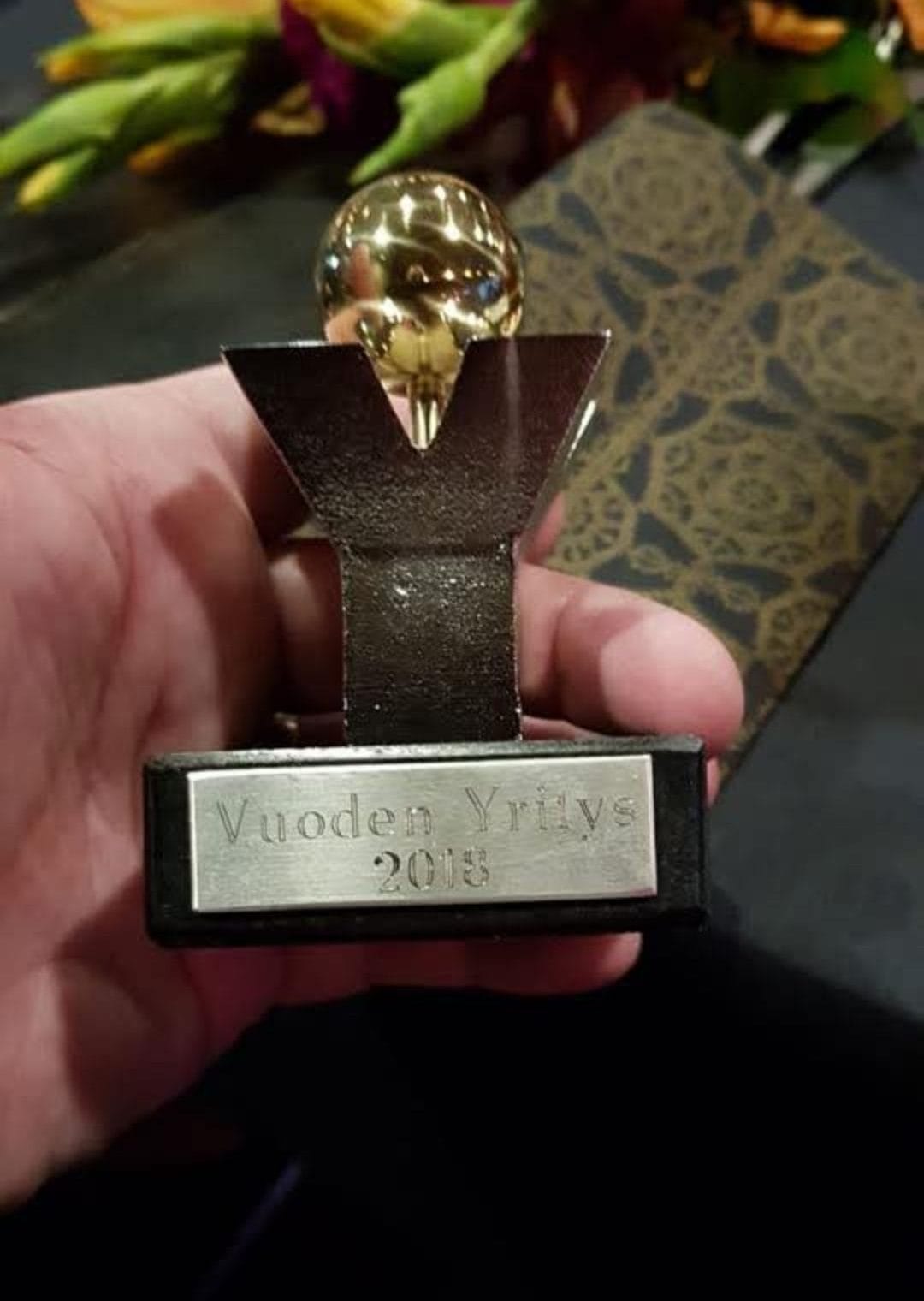WebCube Oy Alavuden vuoden yritys 2018 palkinto